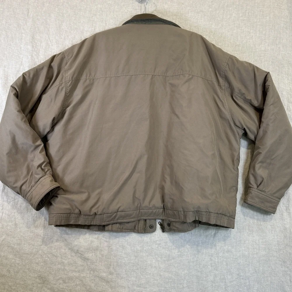 Vintage Northwest Territory Men's Field Jacket Khaki Zip and Snap Down Size XL